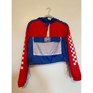 Women’s Pepsi cropped windbreaker